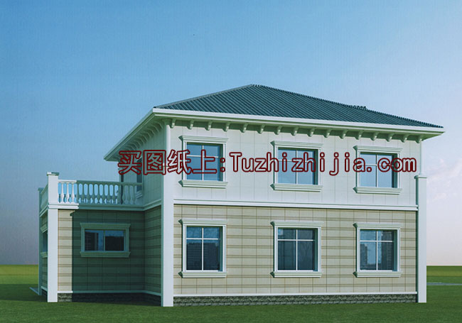 樓中樓客廳挑高二層別墅設(shè)計(jì)圖，復(fù)式別墅方案推薦