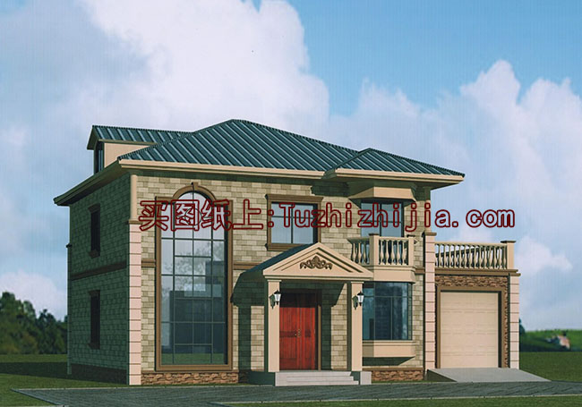 樓中樓客廳挑高二層別墅設(shè)計(jì)圖，復(fù)式別墅方案推薦