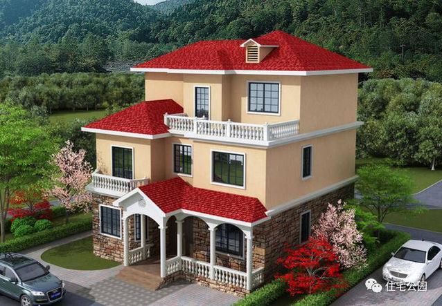 看看這套小別墅，搞定挑空客廳、旋轉(zhuǎn)樓梯只要25萬！