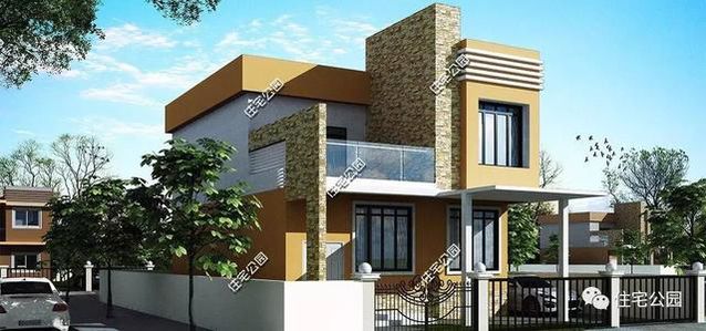 20萬建好，只有90后才喜歡的現代二層戶型推薦