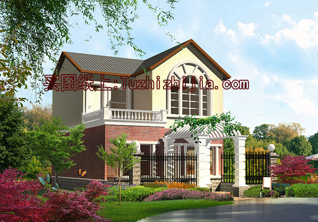 小型經濟實用的二層別墅房屋設計圖，小戶型經典設計