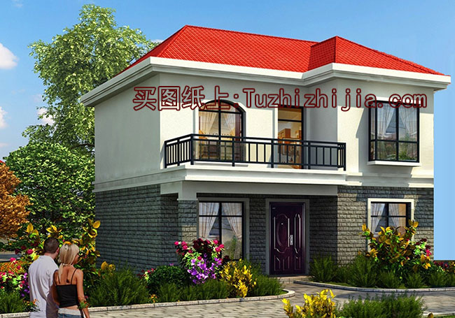 經典小戶型新農村房屋住宅設計圖,10萬左右