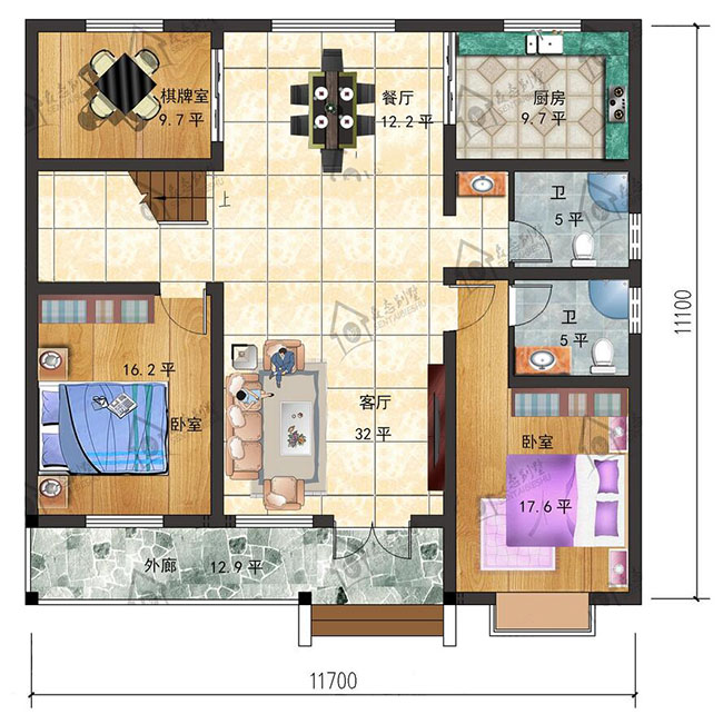 幾款10萬(wàn)左右一層半小洋樓設(shè)計(jì)圖，超漂亮、超實(shí)用