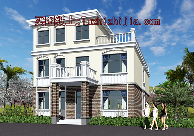 二層半大客廳復(fù)式別墅房屋設(shè)計(jì)圖,客廳寬闊明亮