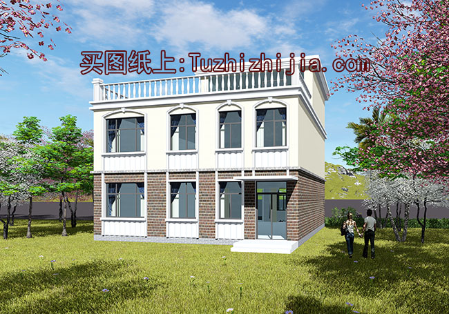 二層半大客廳復(fù)式別墅房屋設(shè)計(jì)圖,客廳寬闊明亮