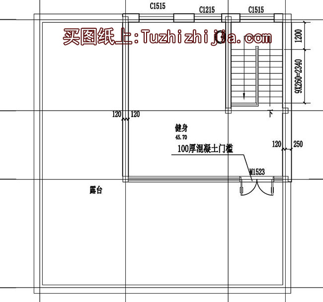 二層半大客廳復(fù)式別墅房屋設(shè)計(jì)圖,客廳寬闊明亮