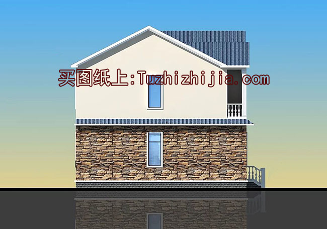 120平二層別墅房屋設計圖，造型美觀、現代