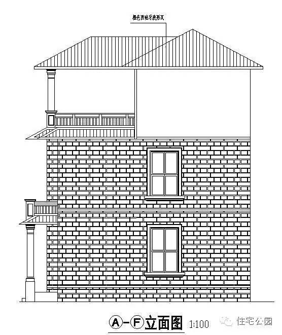 三層別墅設計圖，戶型合理，很適合生活，含全部施工圖！