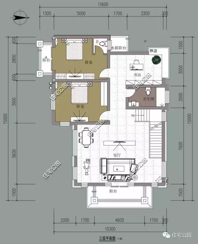 七套農(nóng)村別墅戶型設(shè)計(jì)圖，哪一套是你的最愛(ài)呢？