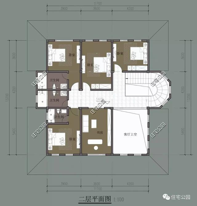 七套農(nóng)村別墅戶型設(shè)計(jì)圖，哪一套是你的最愛(ài)呢？
