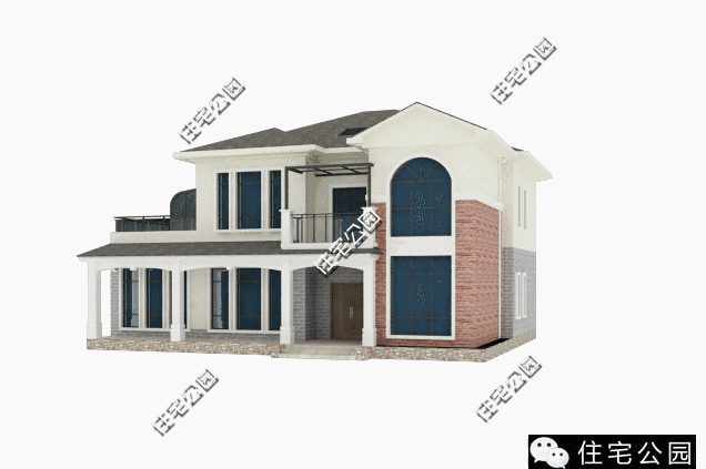 農村二層別墅設計，柴火房，陽光房、帶地下室、竟然還有5個臥室！