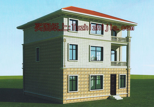 鄉(xiāng)村自建獨(dú)棟三層別墅樓房設(shè)計(jì)圖,預(yù)算30萬內(nèi)