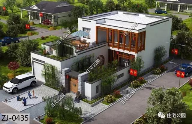 11X21米中式大平層設計圖，種花養魚生活悠閑！你是不是也想回家建？