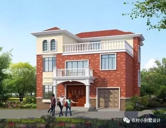 經典實用的農村三層小別墅設計，簡潔通用戶型，布局完美！