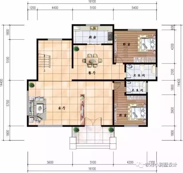 經典實用的農村三層小別墅設計，簡潔通用戶型，布局完美！
