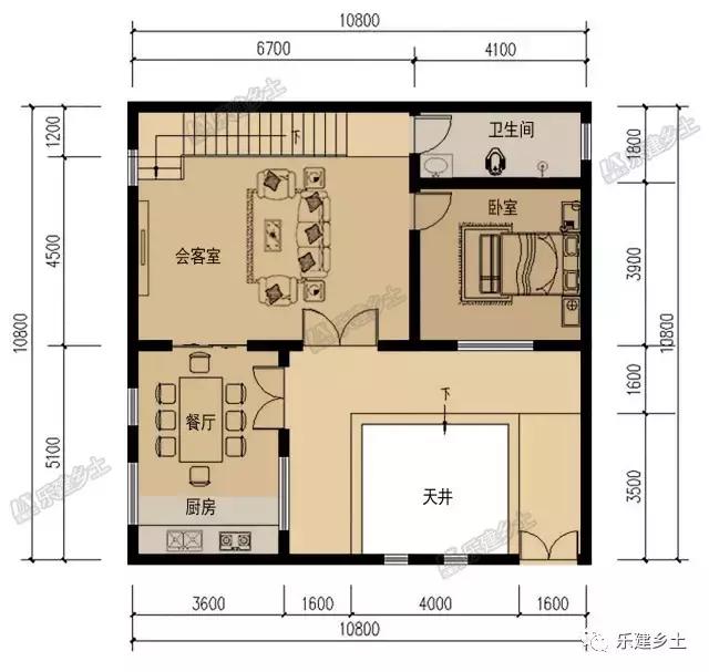 中式徽派二層房屋小院設計，戶型合理，蓋好后讓人羨慕不已！