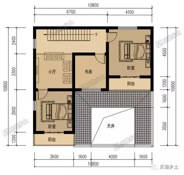 中式徽派二層房屋小院設計，戶型合理，蓋好后讓人羨慕不已！