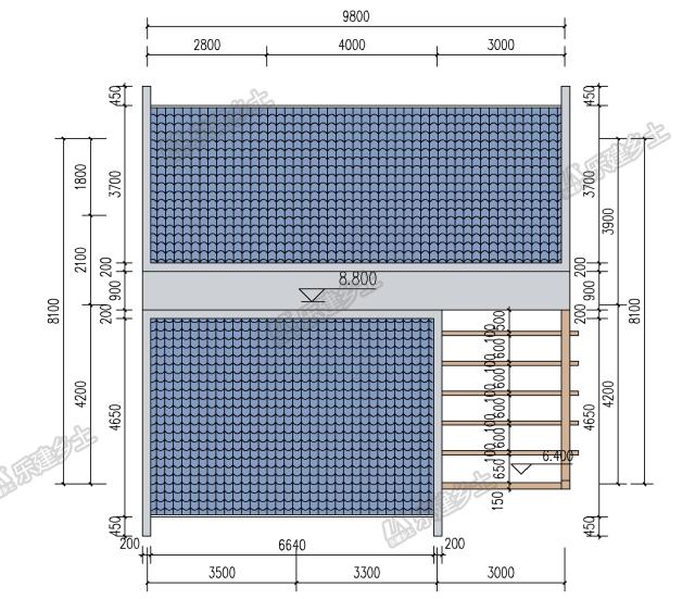 二層別墅設計，可獨棟可聯(lián)排，適合三代人居住