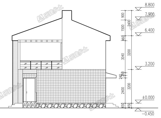 二層別墅設計，可獨棟可聯(lián)排，適合三代人居住
