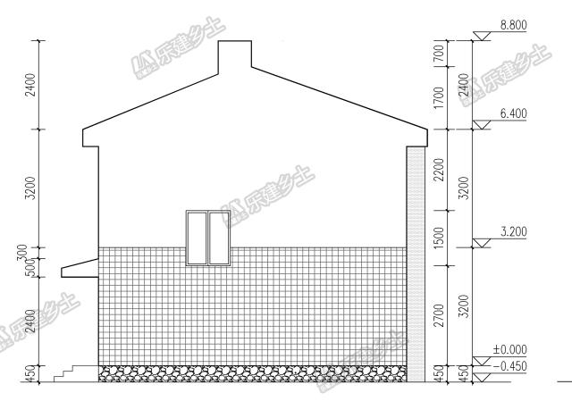 二層別墅設計，可獨棟可聯(lián)排，適合三代人居住