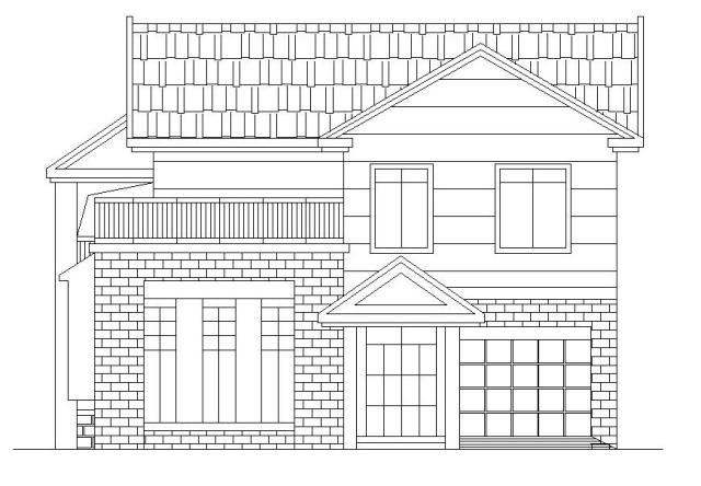 二層獨棟別墅設計帶屋頂花園，現代簡約型，你值得擁有！