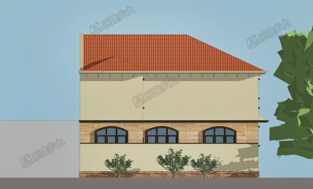 歐式二層別墅設計，布局合理，外觀精美！