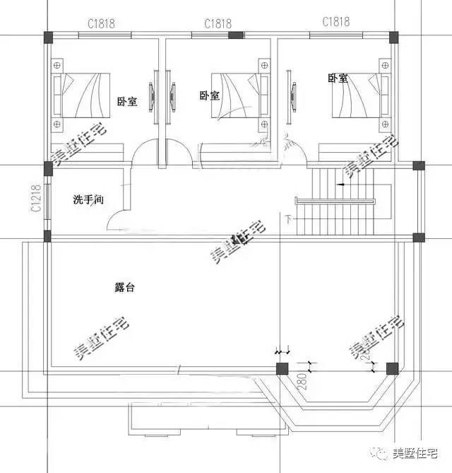 11X11米農村豪華別墅設計圖，外觀完美，布局合理！
