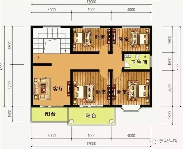 宅基地只有12X8米的農(nóng)村自建房，建出來照樣讓人羨慕！