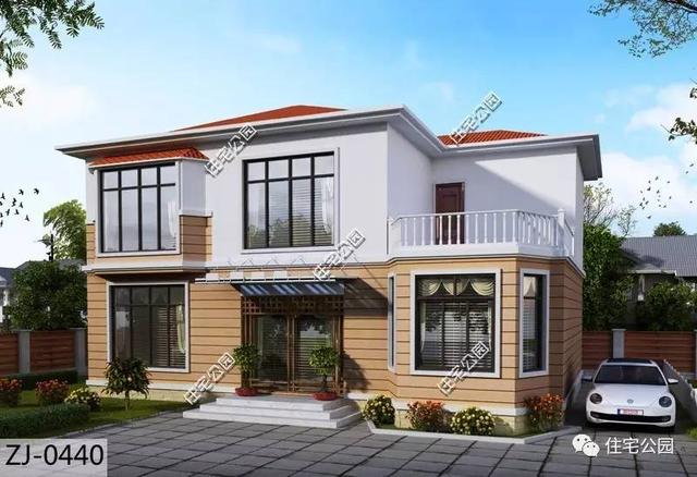 20萬農村自建二層小別墅設計，戶型不大但很經典，建房首選！