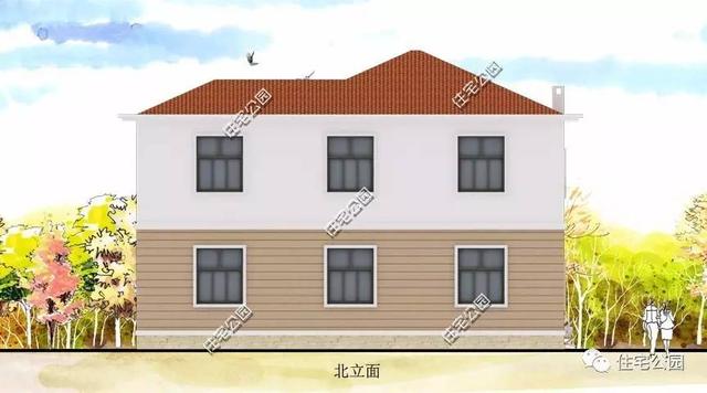 20萬農村自建二層小別墅設計，戶型不大但很經典，建房首選！
