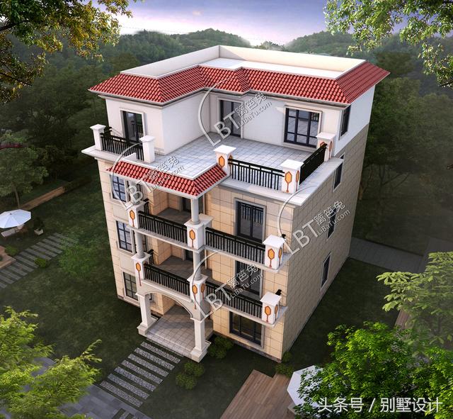 兩兄弟回農村各自蓋了一棟四層房屋設計，剛完工就在全縣羨慕不已！