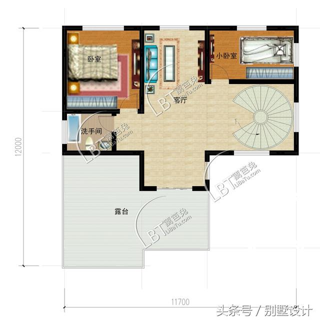 新農村自建三層別墅，大氣敞亮，戶型合理，完美利用！