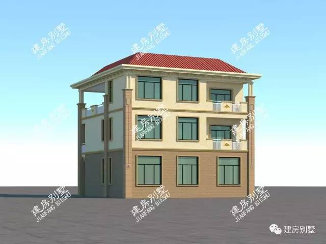 三層農村豪華別墅設計圖，在老家自建房首選！