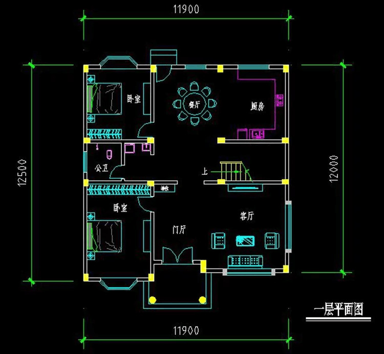 經(jīng)典歐式別墅設(shè)計(jì)，客廳挑空，建好后倍漂亮！