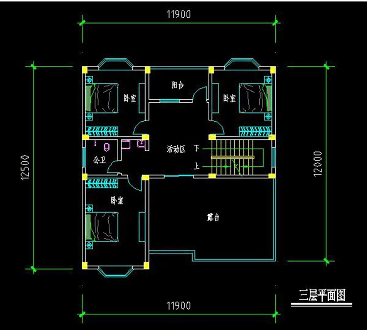 經(jīng)典歐式別墅設(shè)計(jì)，客廳挑空，建好后倍漂亮！