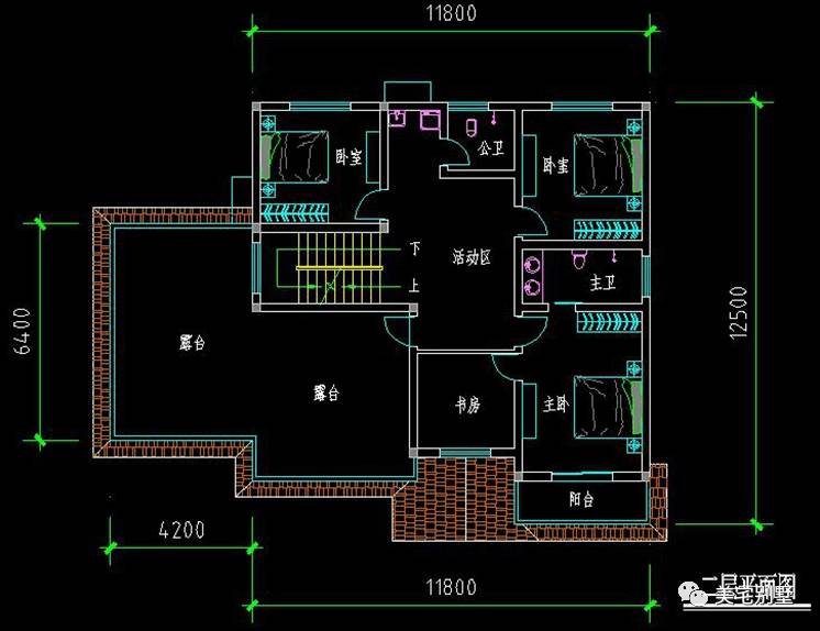 美式田園別墅設計圖大全，造價低，回村里建一棟，安享晚年！