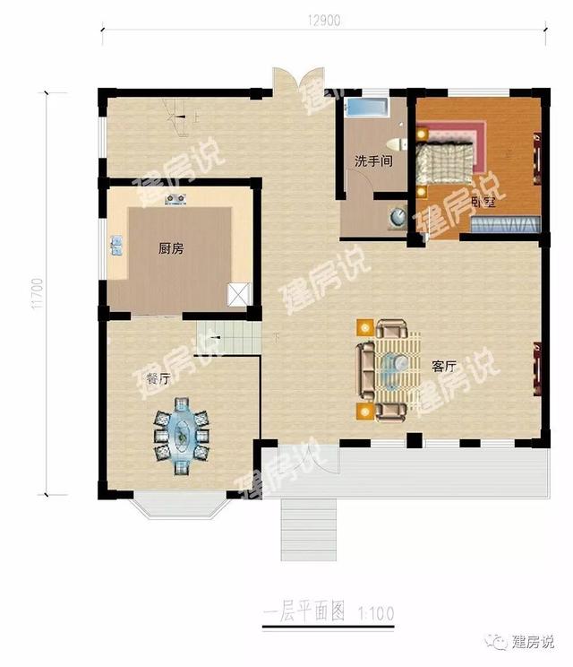 農(nóng)村三層半復(fù)式別墅設(shè)計(jì)，在老家建了這棟房子親戚鄰居來(lái)的勤了！