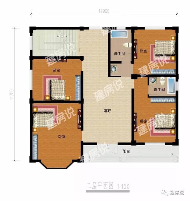 農(nóng)村三層半復(fù)式別墅設(shè)計(jì)，在老家建了這棟房子親戚鄰居來(lái)的勤了！