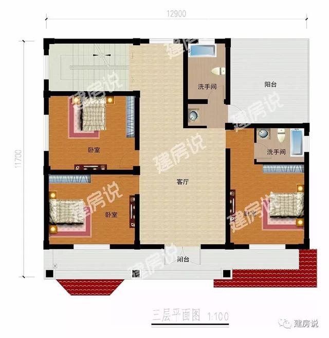 農(nóng)村三層半復(fù)式別墅設(shè)計(jì)，在老家建了這棟房子親戚鄰居來(lái)的勤了！