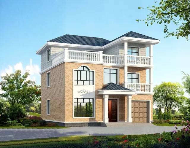 三層農村別墅設計圖，經過精挑細選一年才選好！