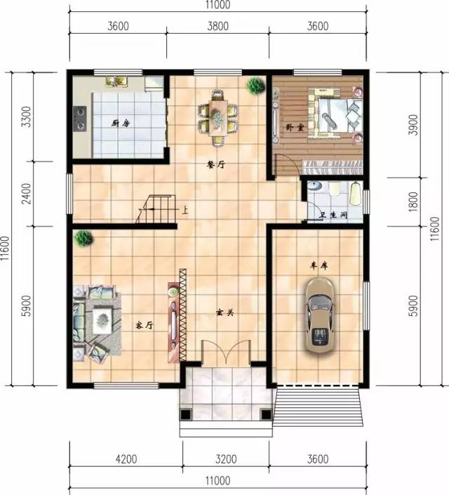 三層農村別墅設計圖，經過精挑細選一年才選好！