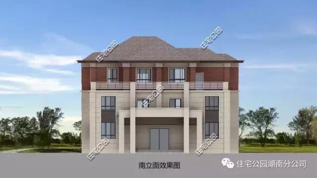 自建三層別墅設計，造型精致大氣，博得村里人陣陣掌聲！