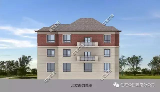 自建三層別墅設計，造型精致大氣，博得村里人陣陣掌聲！