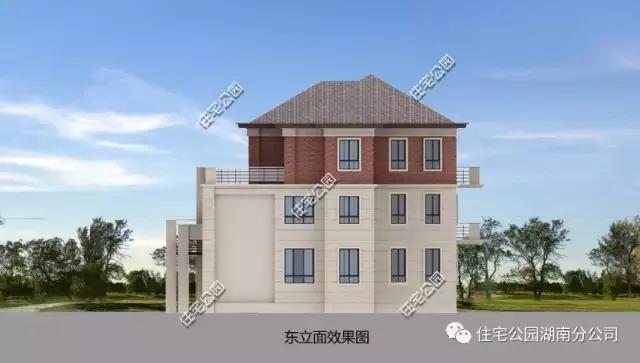 自建三層別墅設計，造型精致大氣，博得村里人陣陣掌聲！