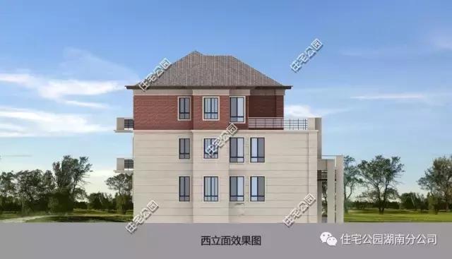 自建三層別墅設計，造型精致大氣，博得村里人陣陣掌聲！