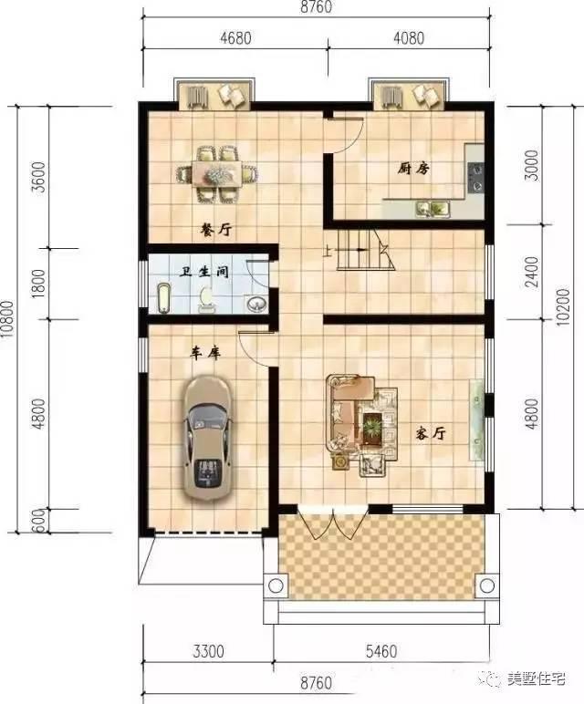 農(nóng)村三層自建房設(shè)計(jì)，廚房竟然設(shè)計(jì)飄窗！