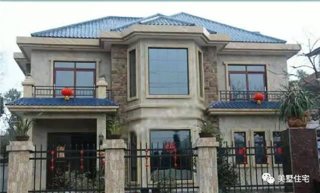 農村別墅效果圖VS實景圖，建好竟然比效果圖還要好看！