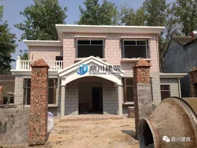 主體20萬自建農村二層樓房實景圖設計，建出來的案例一款比一款好看！