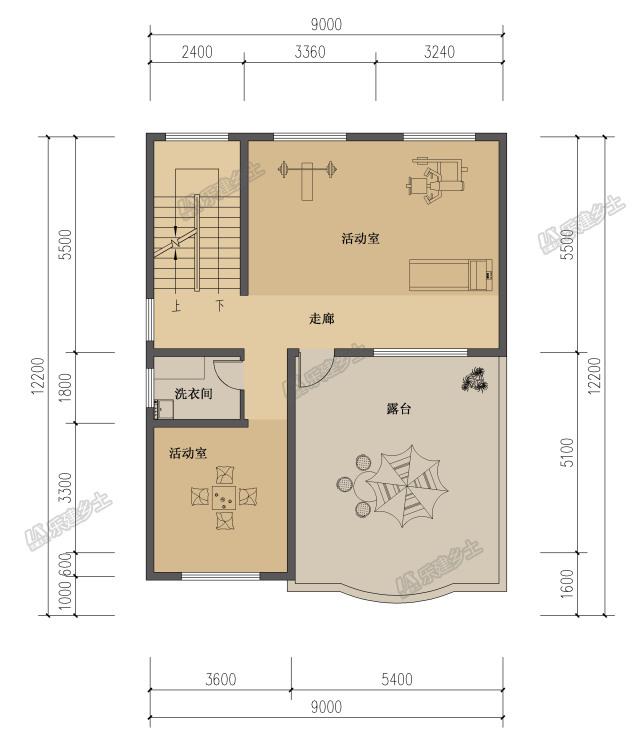 簡潔又時尚的四層住宅房屋設計圖，適合三代人居住！