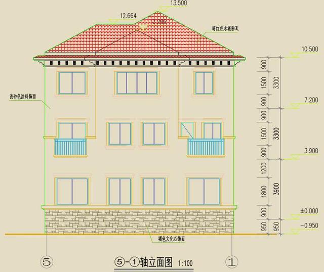 農(nóng)村自建房要點(diǎn)，自建別墅設(shè)計(jì)完整施工套圖！